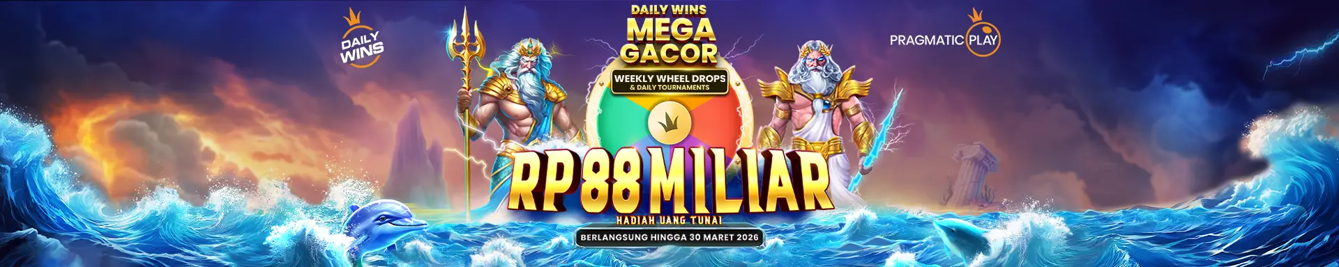 Daily Wins Mega Gacor dengan Wheel Drops Mingguan