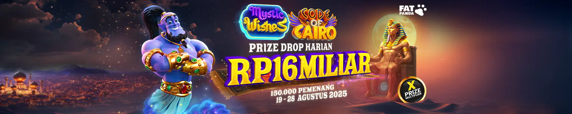 Code of Cairo dan Mystic Wishes Prize Drop Harian