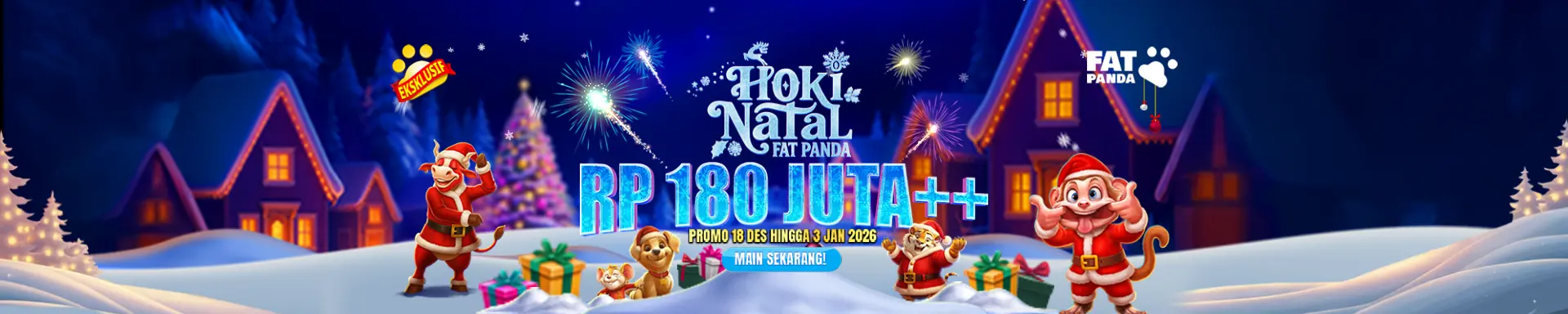Eksklusif Hoki Natal Fat Panda