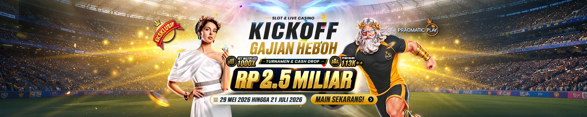 EKSKLUSIF Kickoff Gajian Heboh Turnamen dan Cash Drop